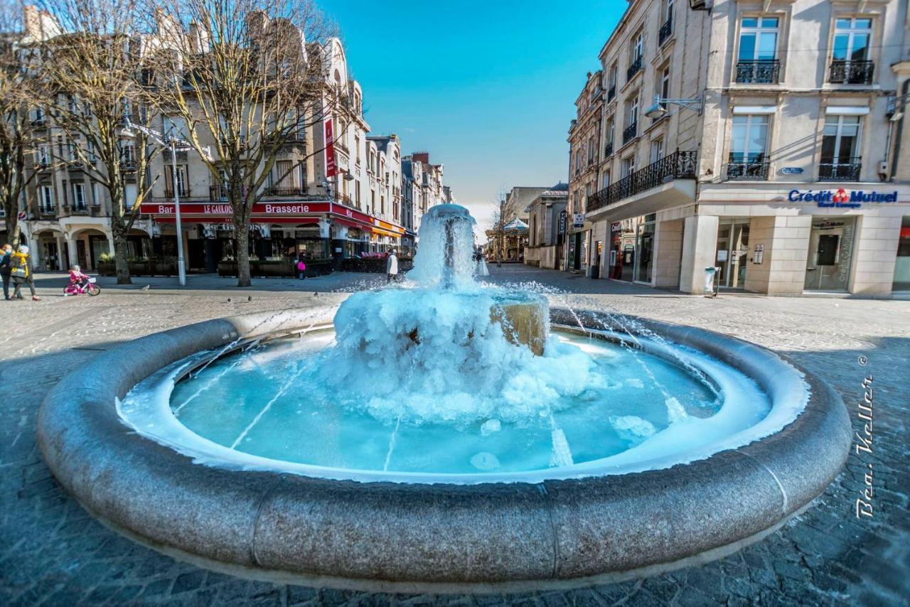 Ponsardin #55 Spacieux Appartement 3 Ch 6 Couchages Reims Kültér fotó