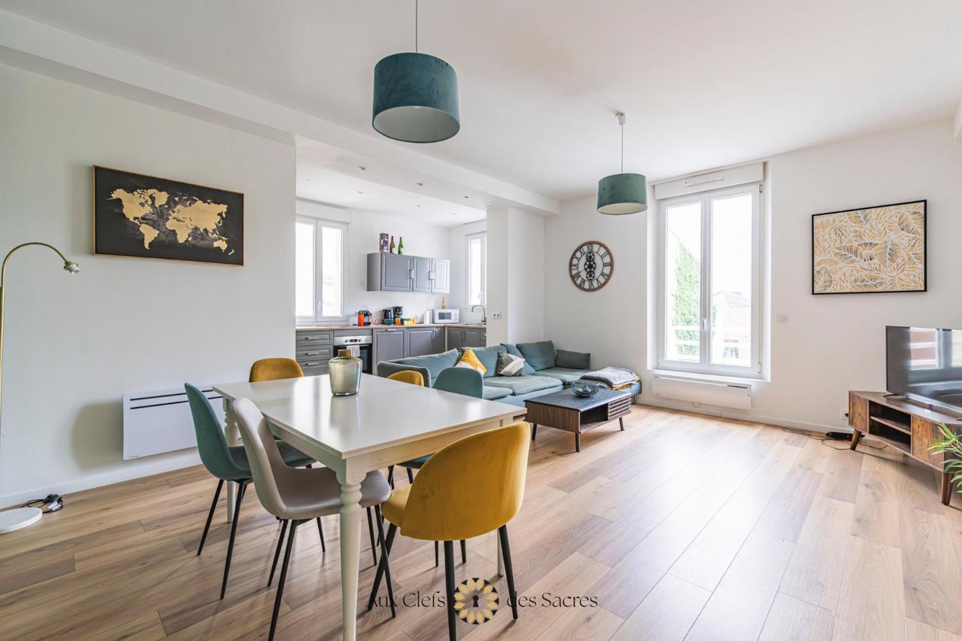 Ponsardin #55 Spacieux Appartement 3 Ch 6 Couchages Reims Kültér fotó